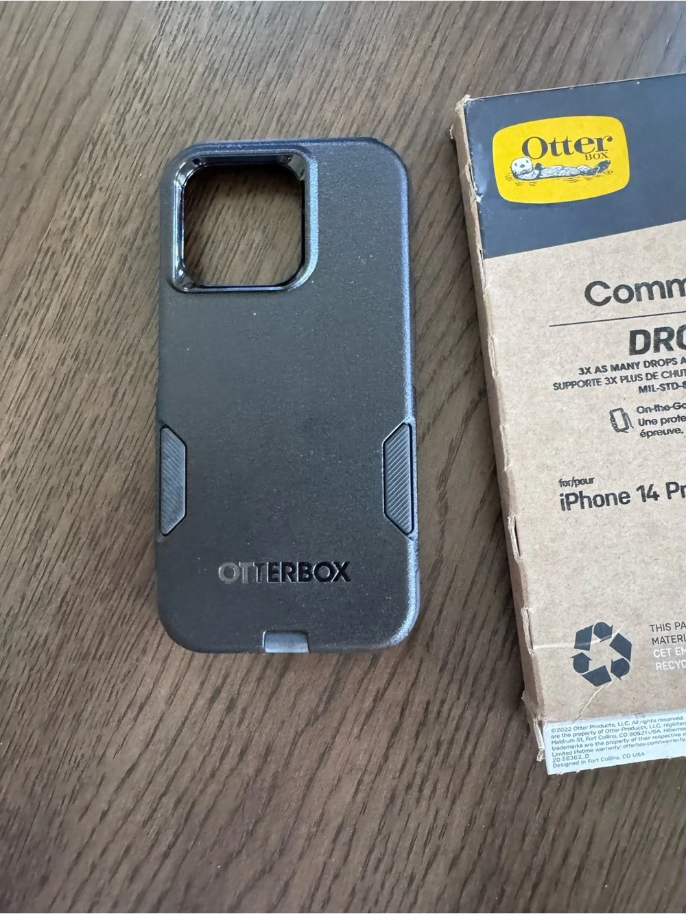 BRAND NEW OtterBox Commuter Drop+ Case for iPhone 14 Pro - Black